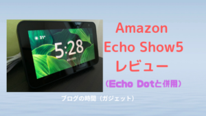 Amazon Echo Show5レビュー（Echo Dotと併用）